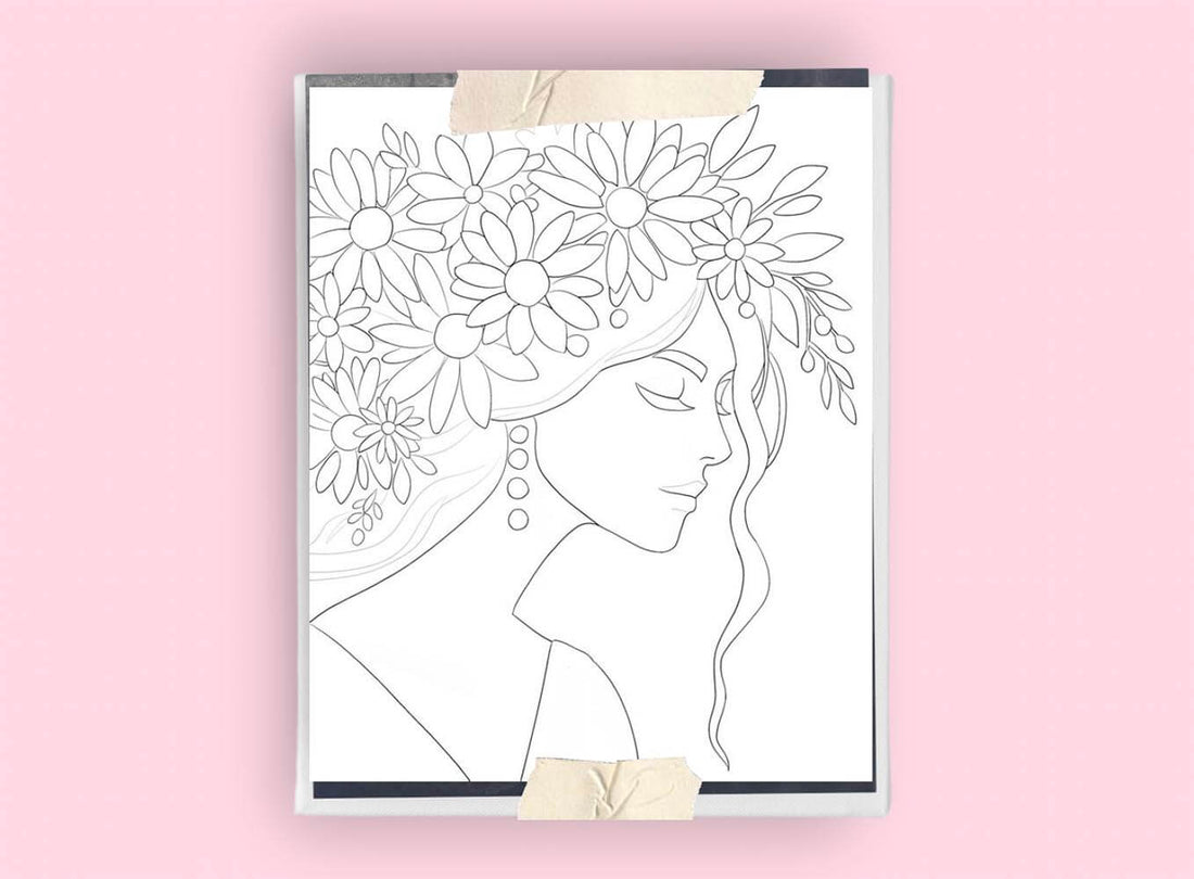 DIY pre-drawn canvas templete how-to guide