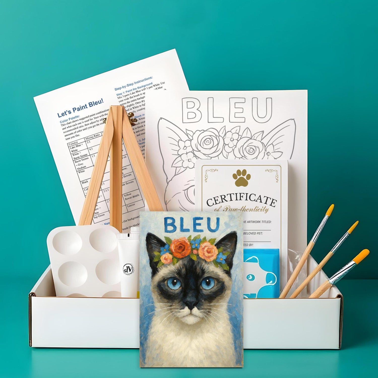 Custom Paint-Your-Pet Kits (Step-By-Step)