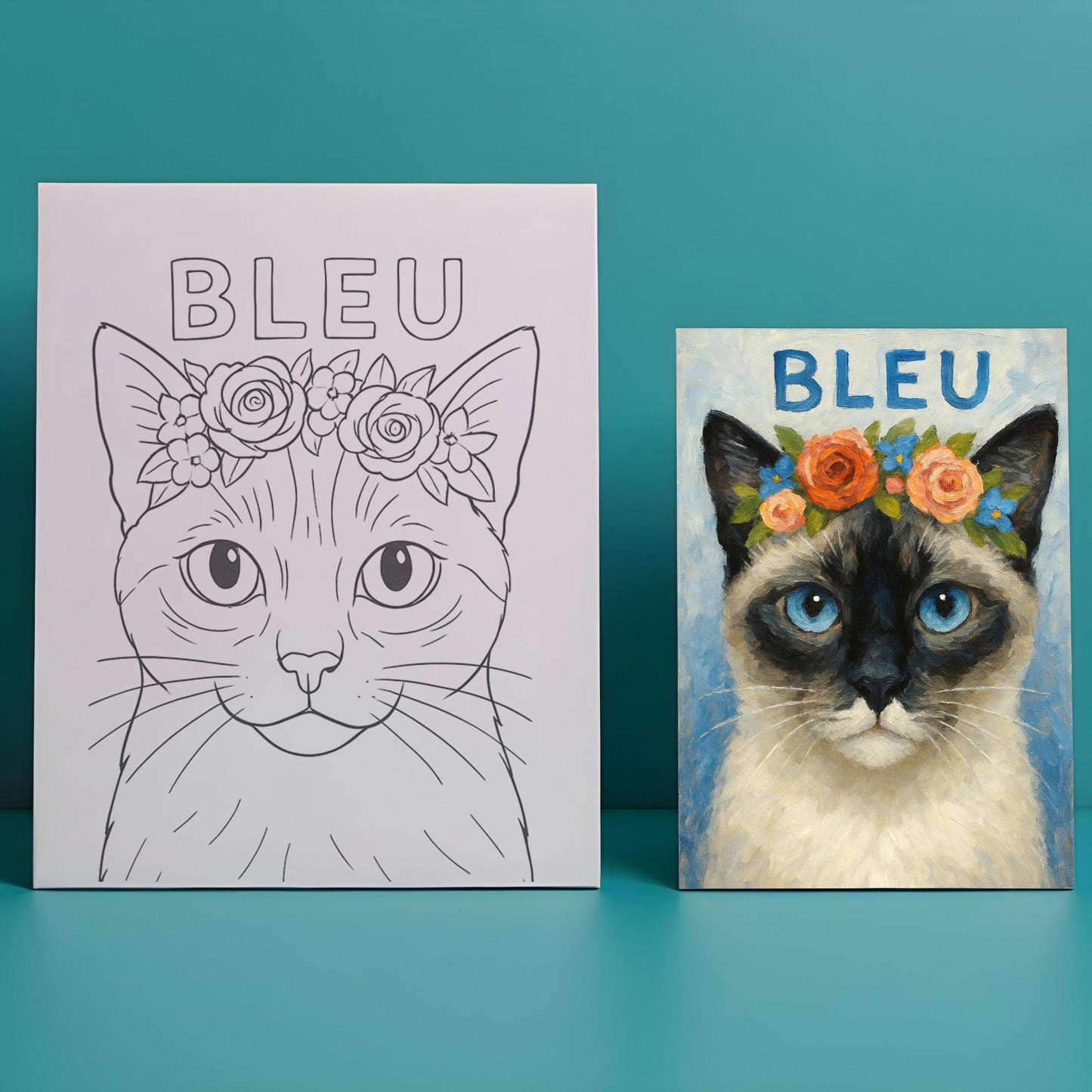 Paw-trait Studio Kit: Custom Pet Portrait Painting Kit