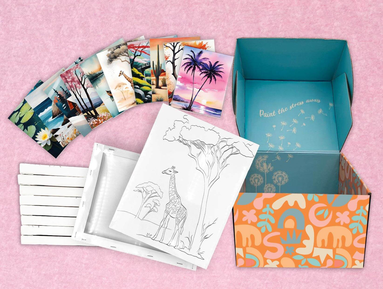 Pre-drawn Canvas Sets