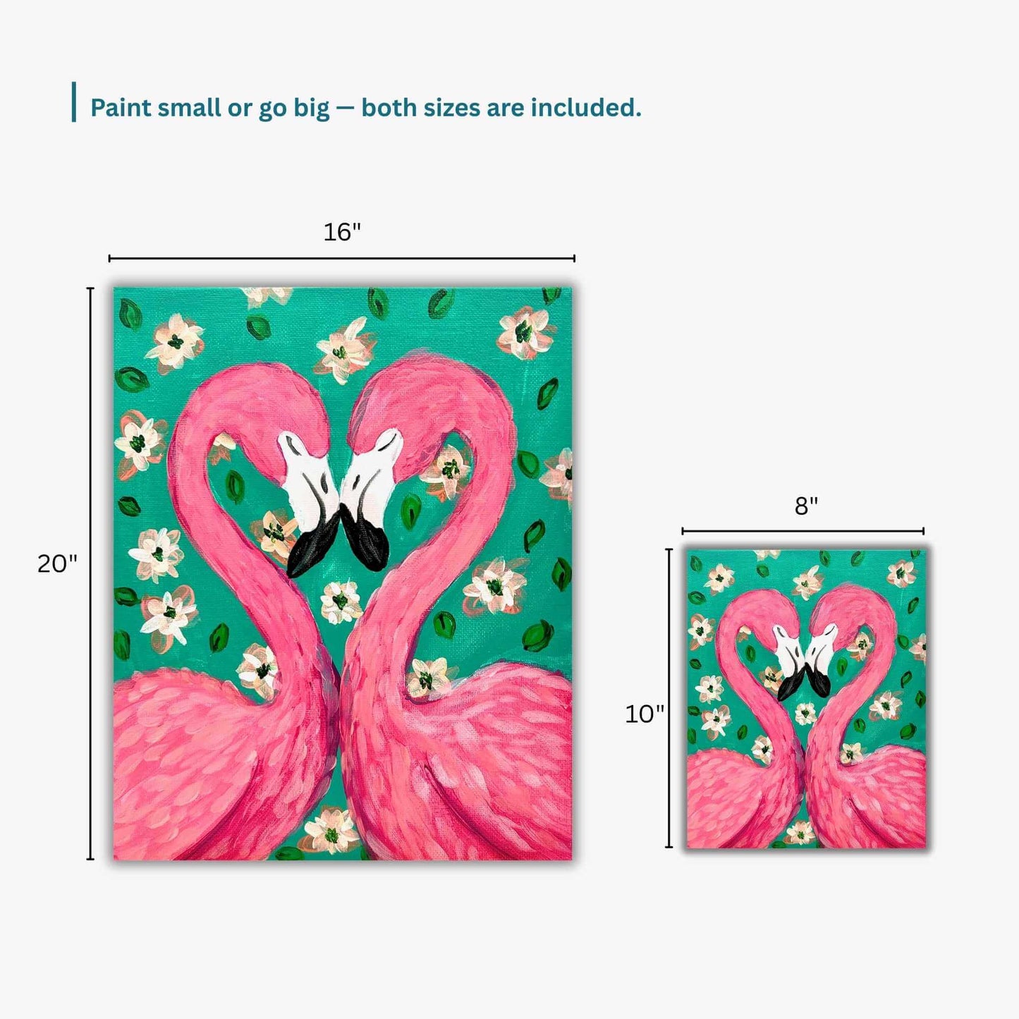 Flamingo Love: Paint-Along Class