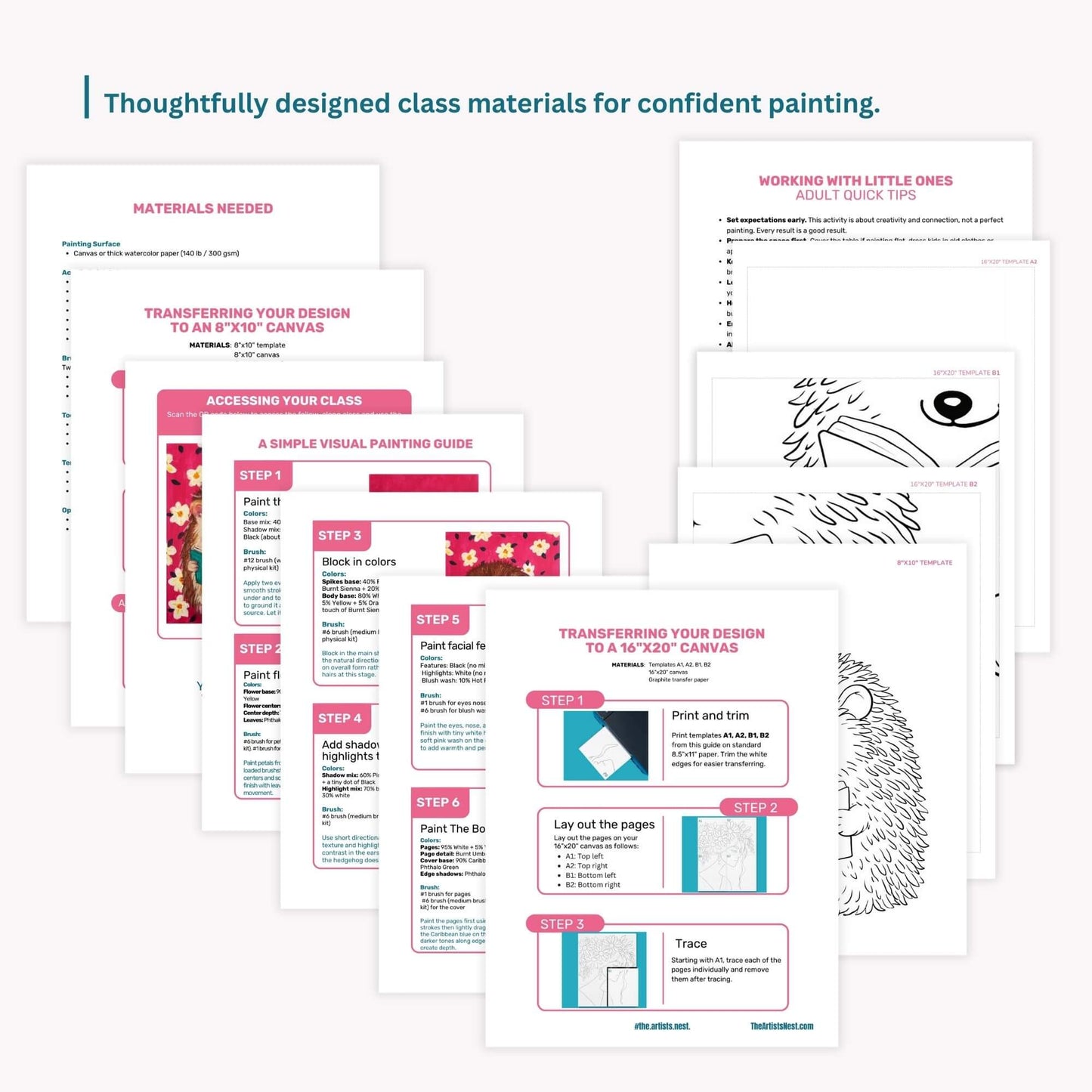 Hedgehog Tales: Paint-Along Class