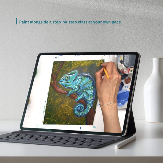 Blue Chameleon: Paint Class in a Box