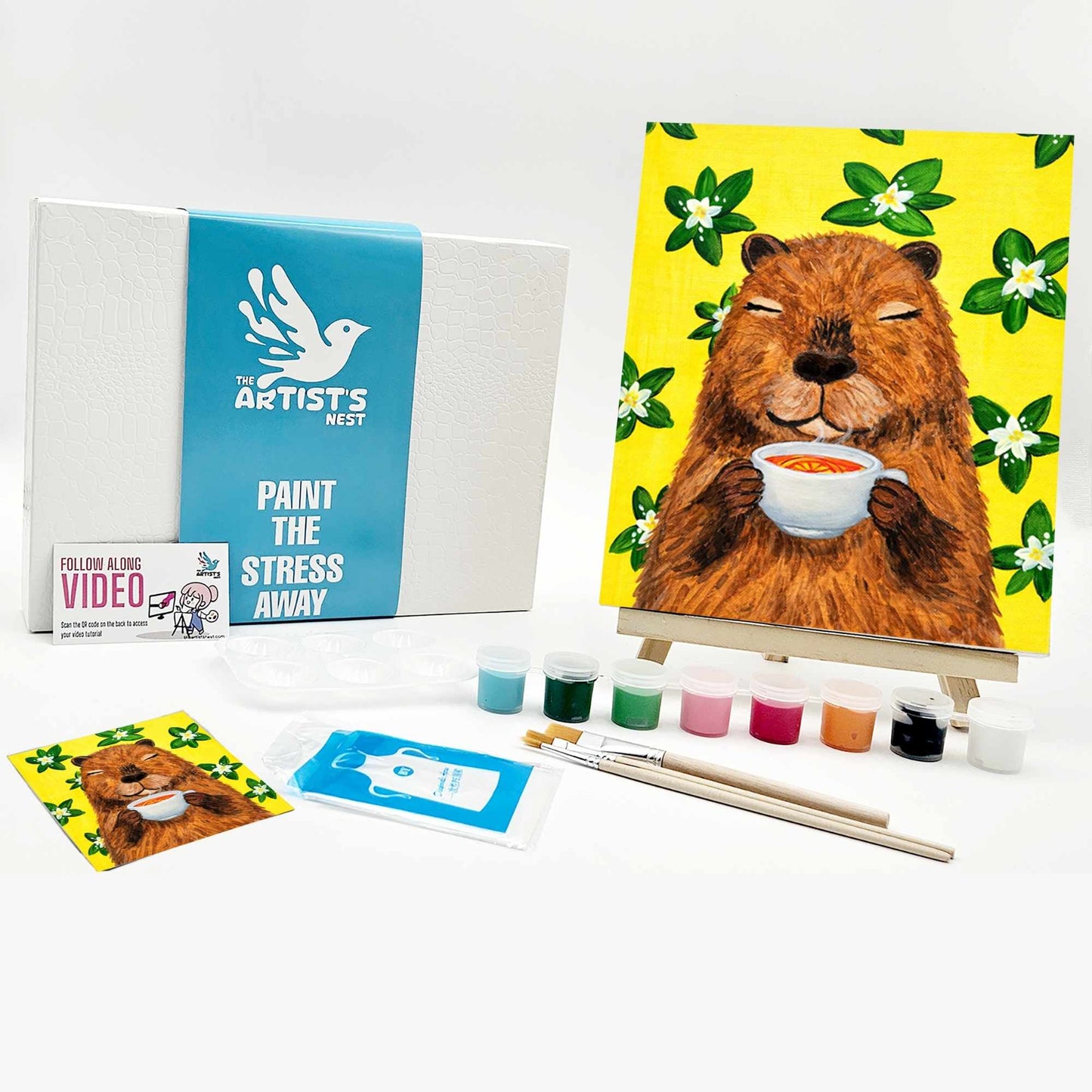 Capybara Comfort: Paint Class in a Box